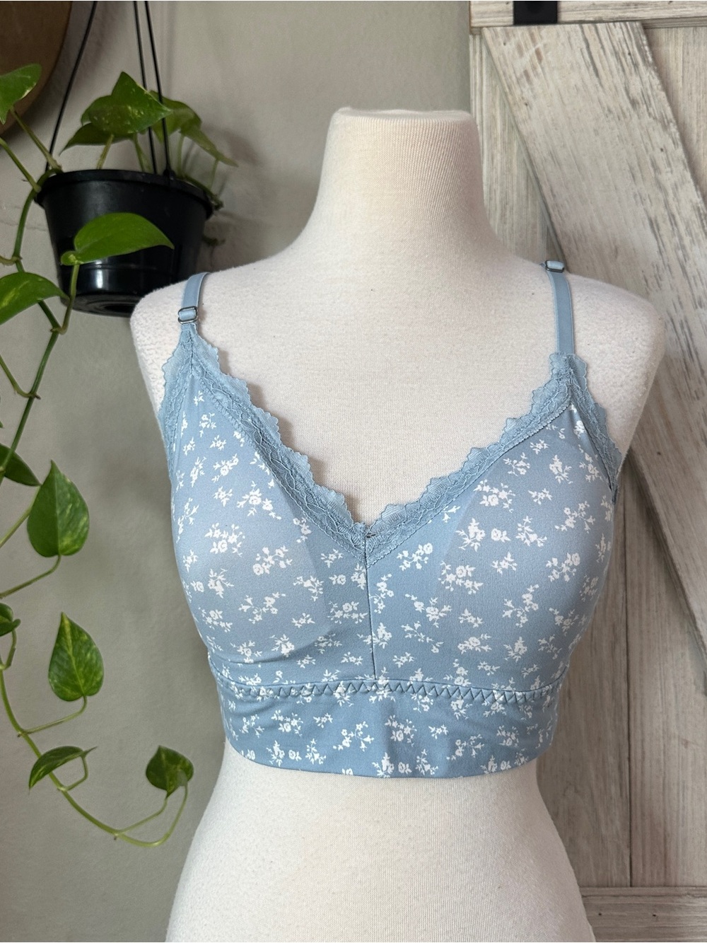 Lucky Brand  Floral Toile Bralette
